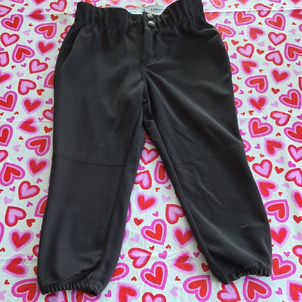Kids Black Champro Softball Pants Large